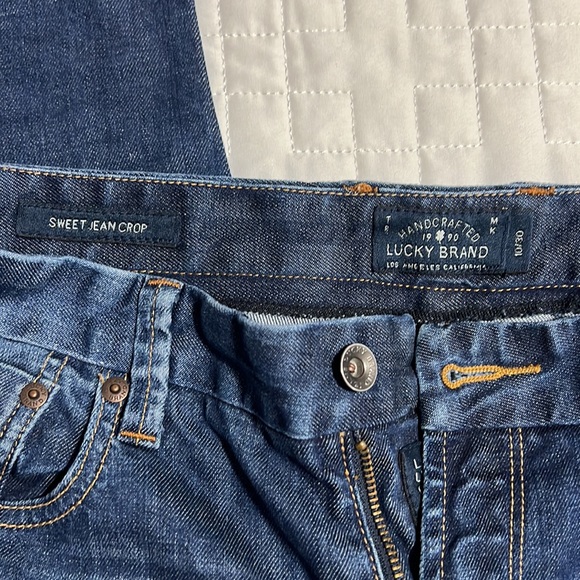 Lucky Brand “Sweet Jean Crop” Jean Capris - Picture 2 of 4